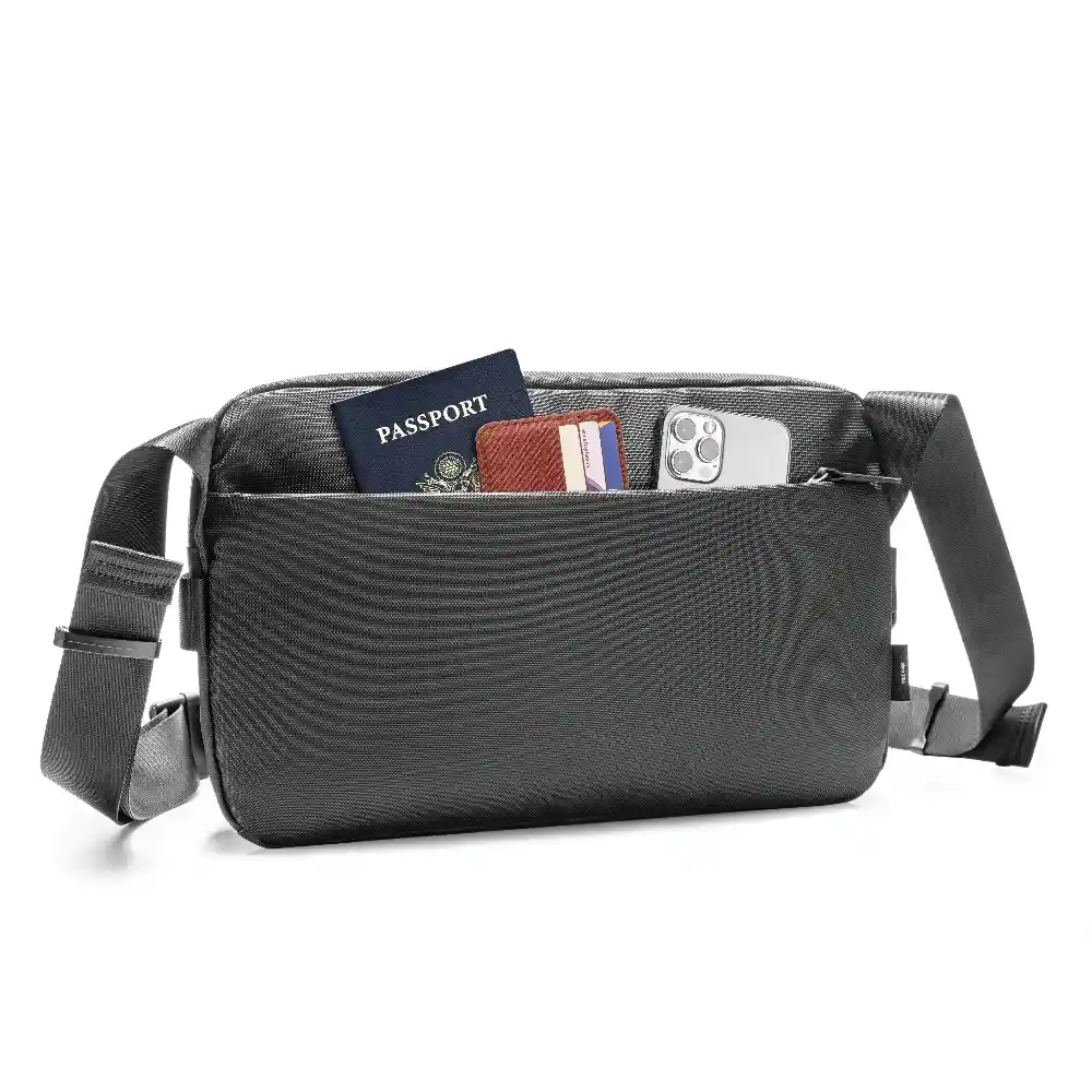 Tomtoc Bolso Sling Minimalista Urban Para Ipad 11''- Negro