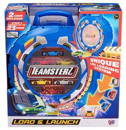 Teamsterz Pista Para Guardar Autos (store&launch) Incluye 2 Autos