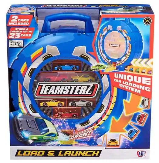 Teamsterz Pista Para Guardar Autos (store&launch) Incluye 2 Autos