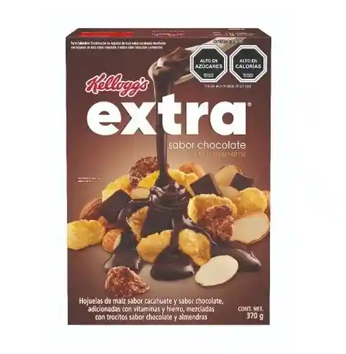 Kelloggs Cerealextra Hojuelas Maiz Con Chocolate Y Almendras 370 G