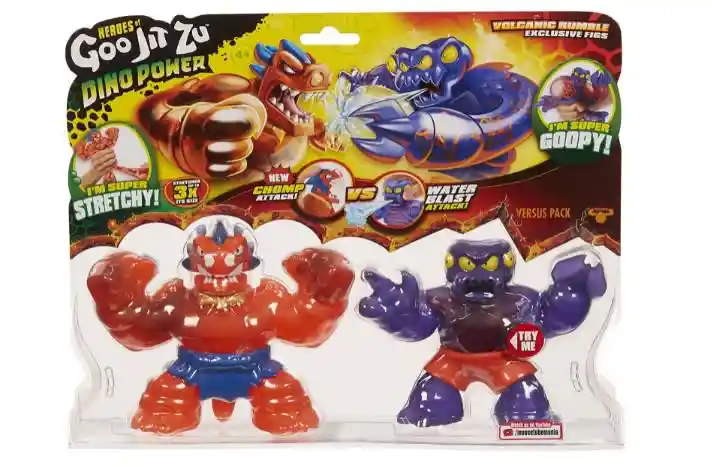 Goo Jit Zu Dino Power Volcanic Rumble Blazagon Vs Redback