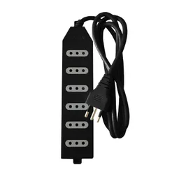 Alargador Eléctrico 1.5 Mts 6 Pos Negro