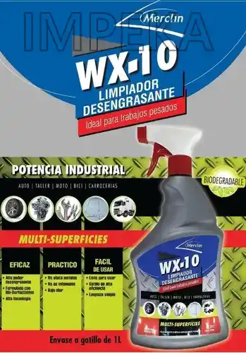 Desengrasante Wx-10 (merclin) 1l