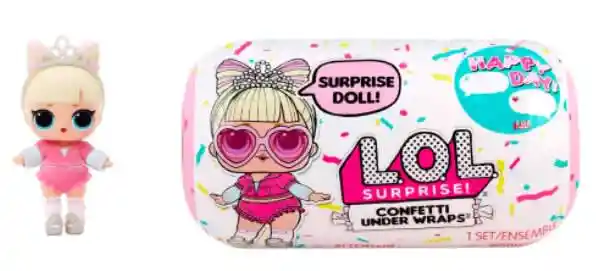 L.o.l Surprise! Muñeca Confetti Reveal 15 Surprises! Happy Day!