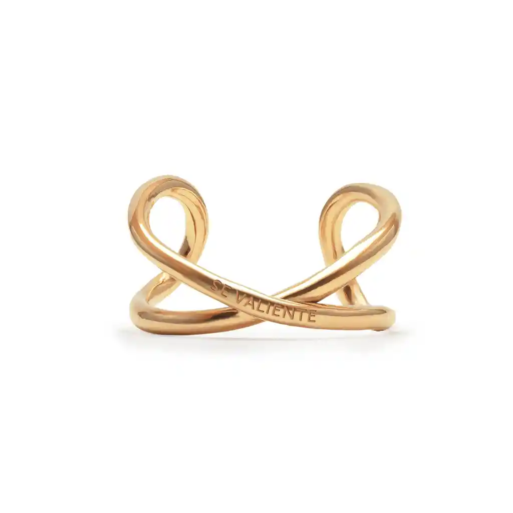 Anillo Endless: Sé Valiente Oro Rosa