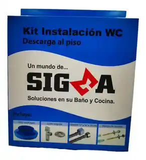 Kit De Instalacion Flexible Descarga Al Piso Wc (sigma)