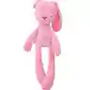 Peluche Felpa De Apego Conejo Rosa Patas Largas Para Bebés