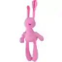 Peluche Felpa De Apego Conejo Rosa Patas Largas Para Bebés