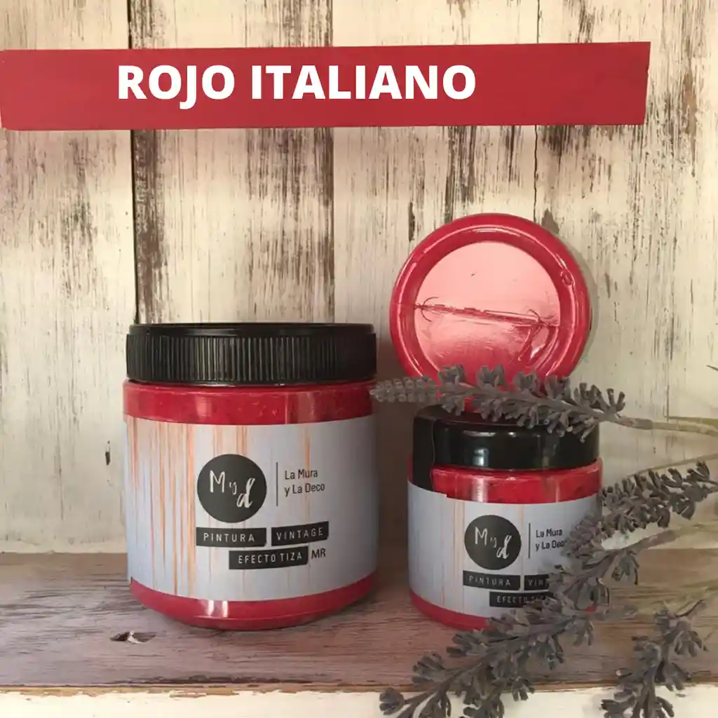 Pintura Vintage Rojo Italiano 500 Ml