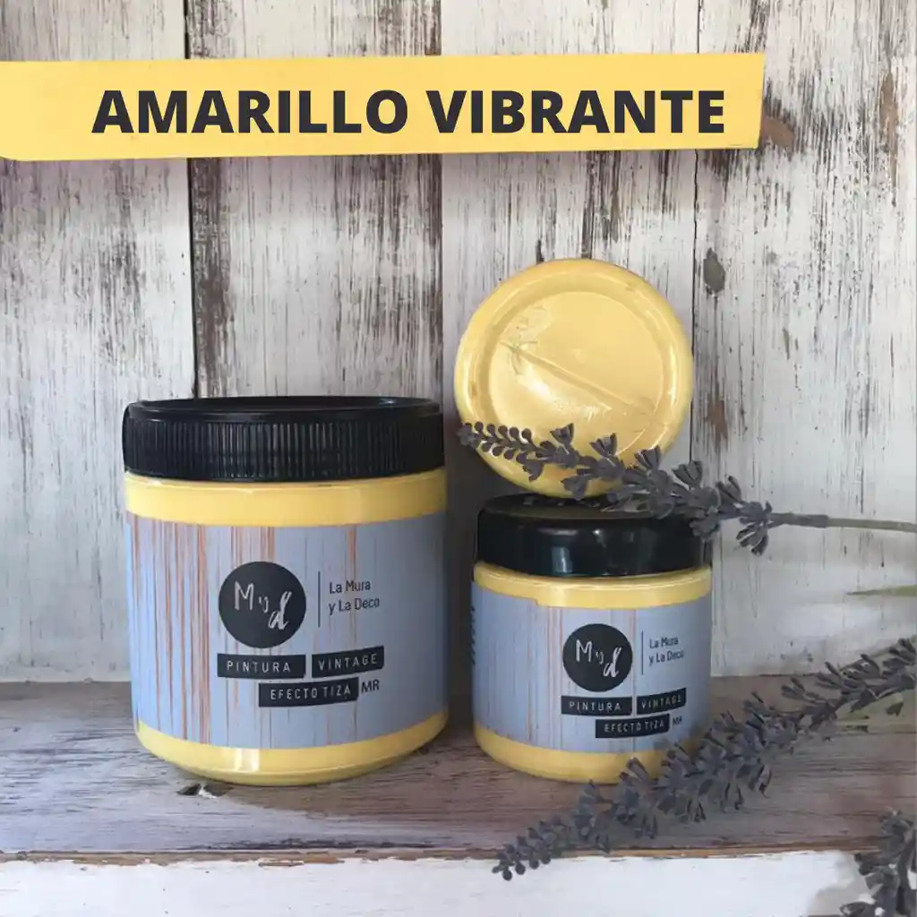 Pintura Vintage Amarillo Vibrante 200 Ml