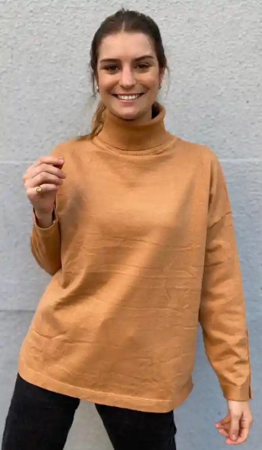 Sweater Isluga Camel Hilo