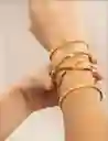 Pulsera Endless: Entrego, Confío, Acepto, Agradezco Oro Rosa