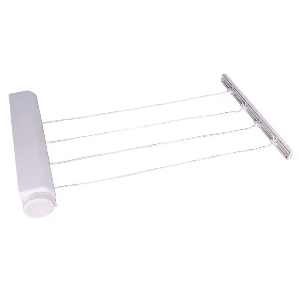 Tendedero Colgador De Ropa 4 Cuerdas Hogar Gris