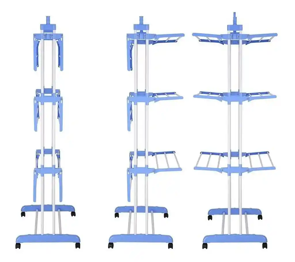 Tendedero Organizador Colgador Ropa Plegable 3 N