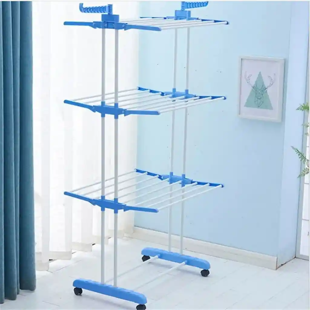 Tendedero Organizador Colgador Ropa Plegable 3 N