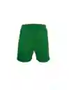 Short De Fútbol Liso Verde Drb Xs