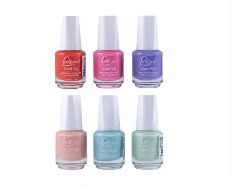 Loveyes® Kit Esmaltes Pasteles 15ml 6 Color C