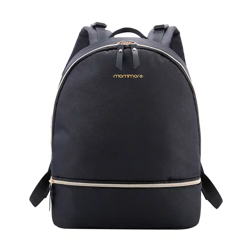 Mochila Pequeña Para Pañales Siena - Negro
