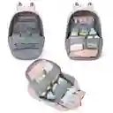 Mochila Grande Para Pañales Siena- Rosado