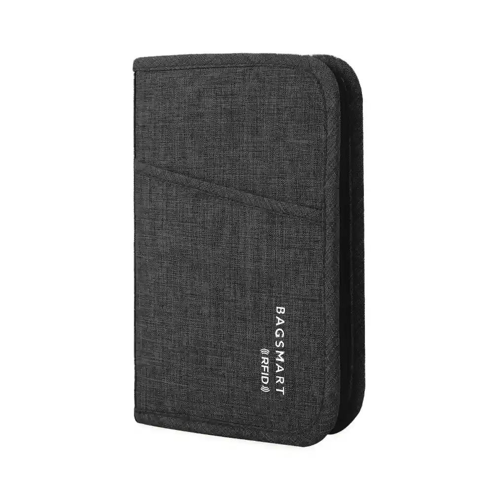 Bagsmart Porta Pasaporte Lax - Negro