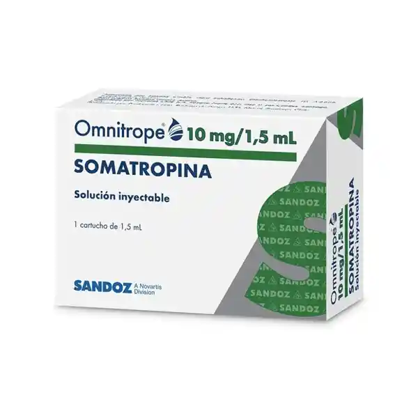 Omnitrope 10 Mg/1,5 Ml Solución Inyectable X 1 Cartucho