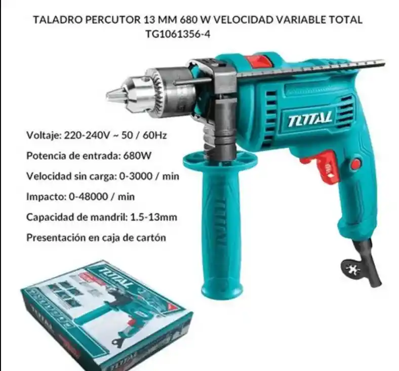 Taladro De Impacto 680watts (total)