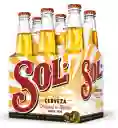 Sol Six Pack Cerveza30Cc