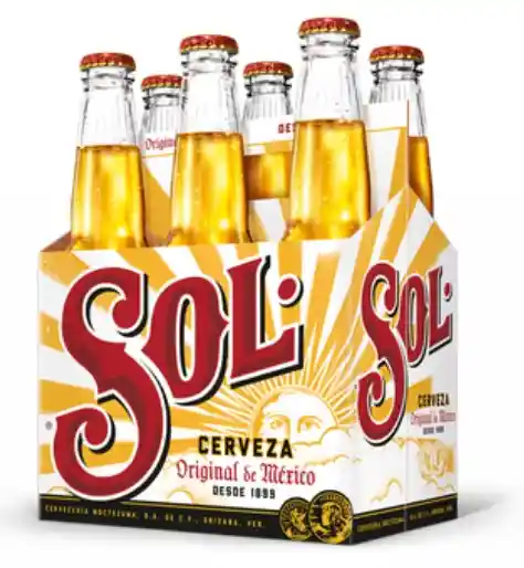 Sol Six Pack Cerveza30Cc