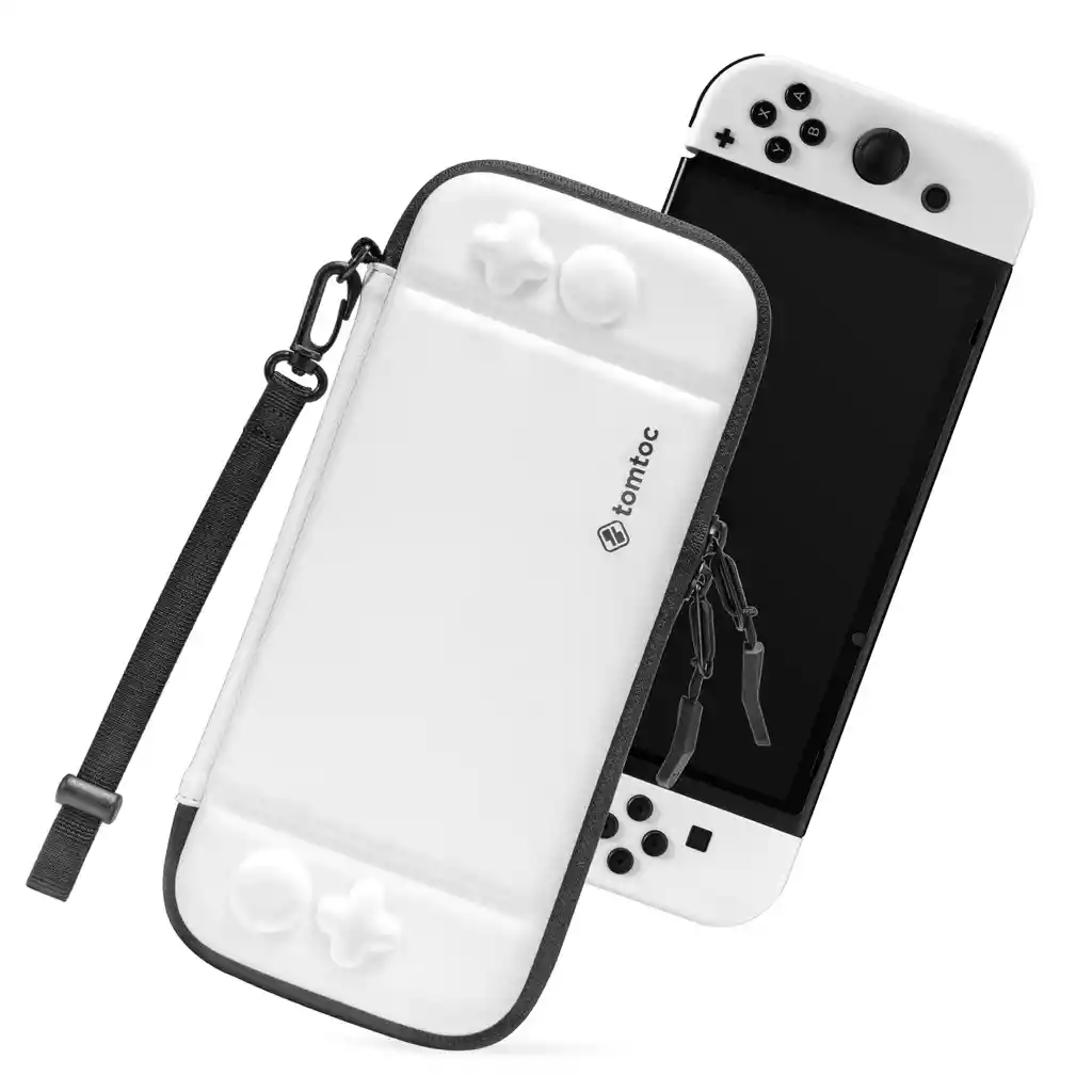 Tomtoc Estuche Ligero Para Nintendo Switch Oled - Blanco