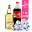 Promo Pisco Tres R 1.l + 1 Bebida 1.5+ Hielo