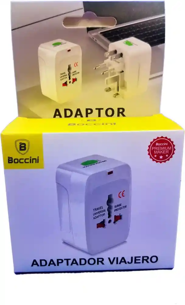 Adaptador Conector Enchufe Universal Para Viajes (boccini)