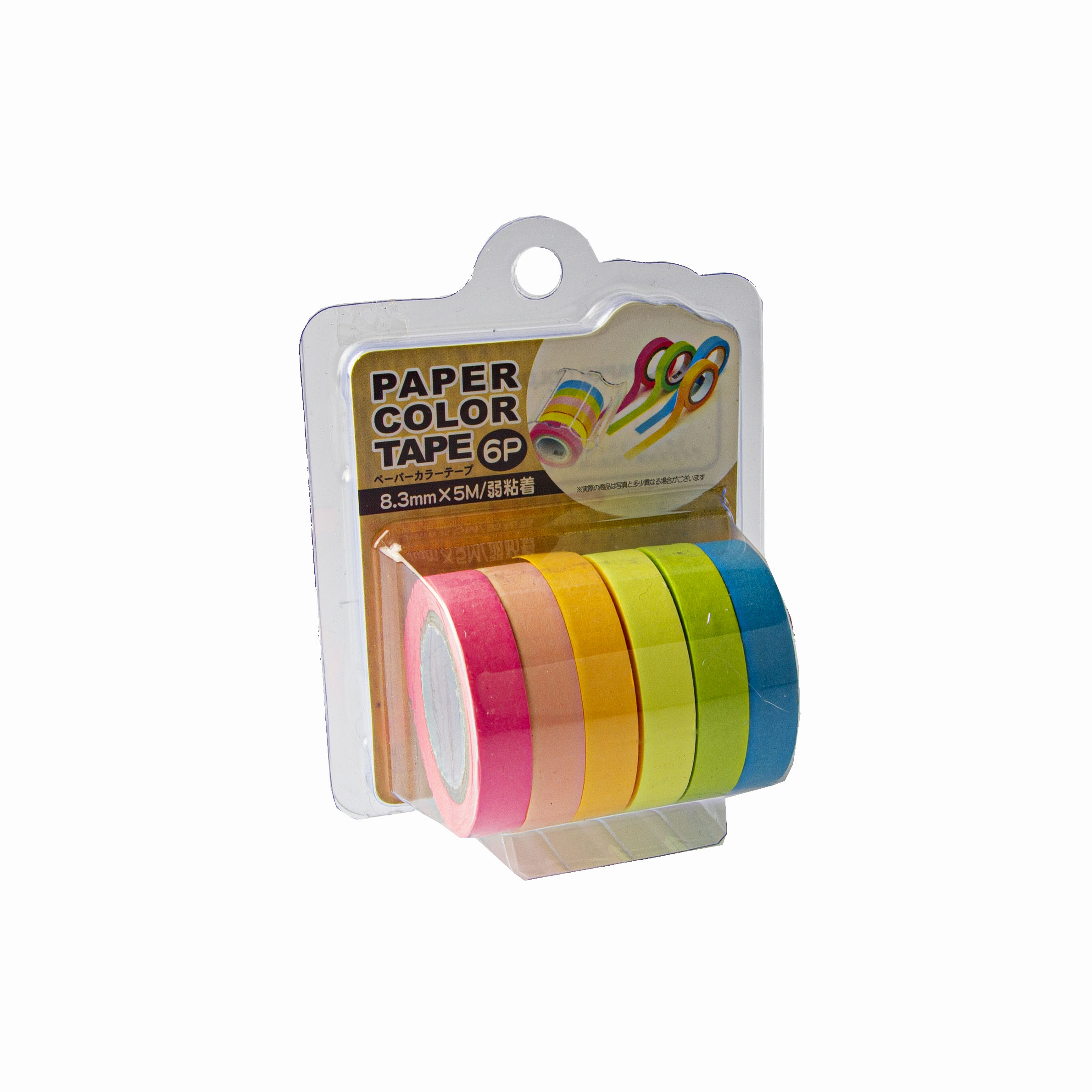 Cinta Adhesiva De Colores De 8.3mm (6 Unidades) - Rappi