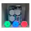 Lampara De Pared Hexagonal Con Sensor Táctil/control Remoto