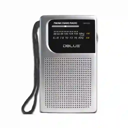 Radio A Pilas Fm/am Portable De Bolsillo Dblue