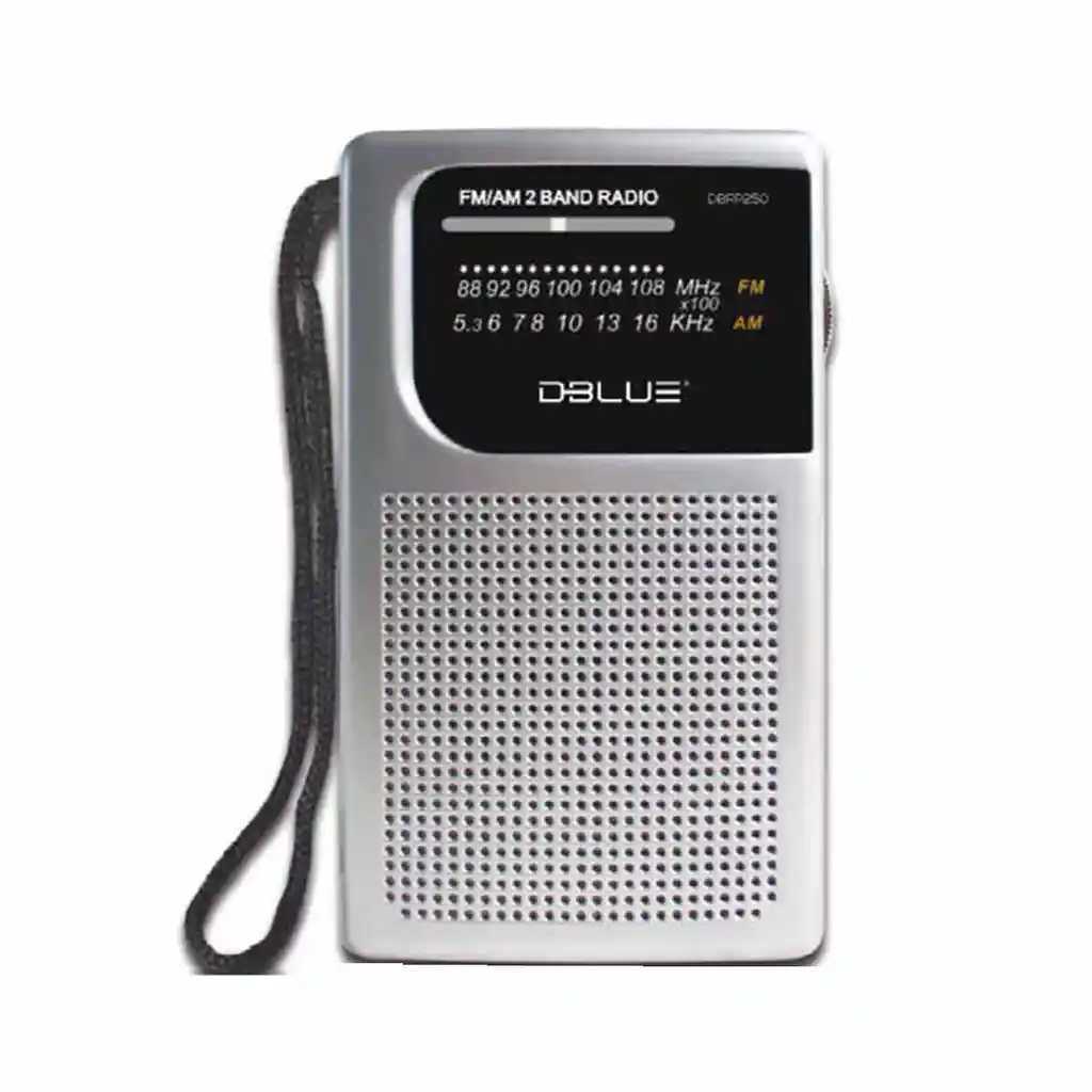 Radio A Pilas Fm/am Portable De Bolsillo Dblue
