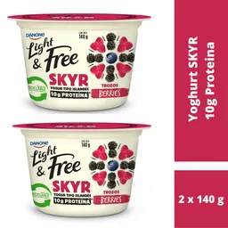 2 x Danone L&f Yogur Skyr Berries