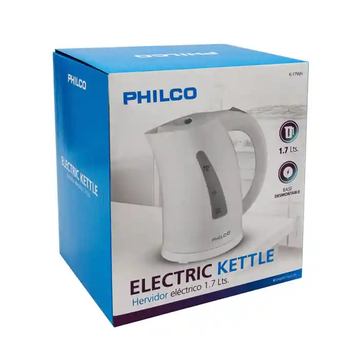 Hervidor Electrico Philco 1.7l Blanco