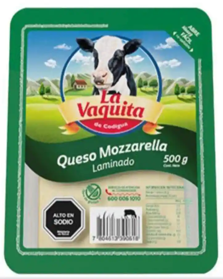 La Vaquita Queso Mozzarella Laminado