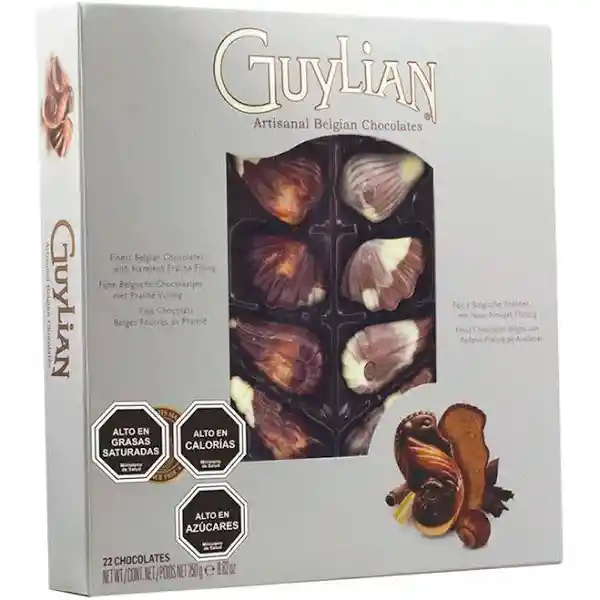 Bombones De Chocolate Belga Guylian 250 Grs.