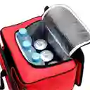 Bolso Organizador Cooler Plegable Maletero Auto Rojo