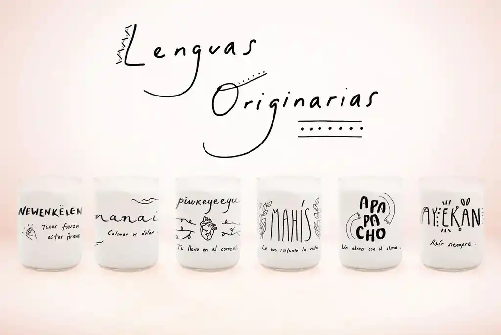 Lenguas Originales Juego De 6 Vasos