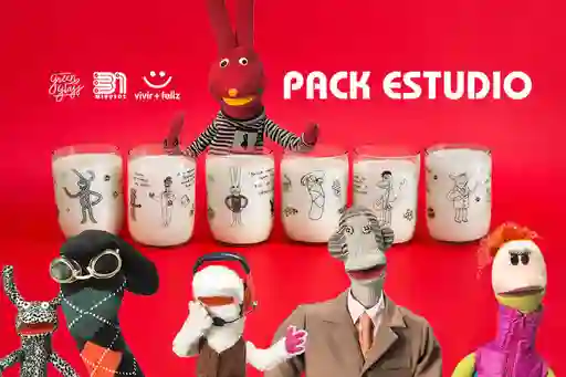 Pack Estudio 31 Minutos Juego De 6 Vasos