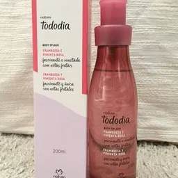 Body Splash Tododia, Frambuesa Y Pimienta Rosa Natura