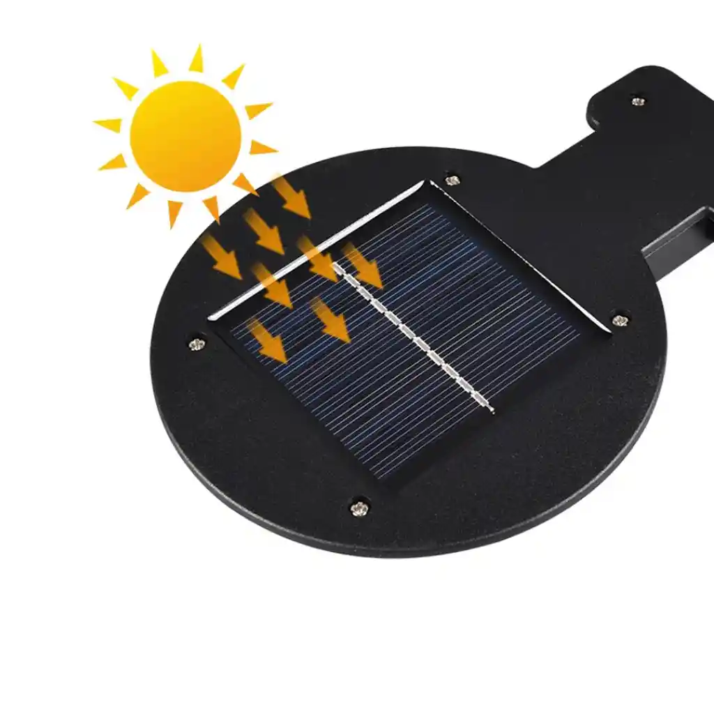 Foco Solar Led Con Sensor Movimiento Luz
