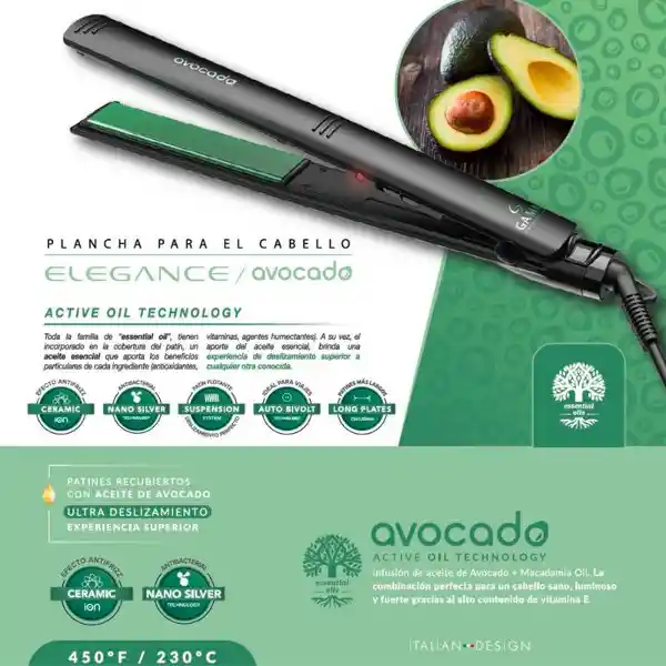 Plancha Ga.ma Avocado Led