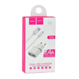 Cargador Completo Para Iphone Hoco C12 Premium