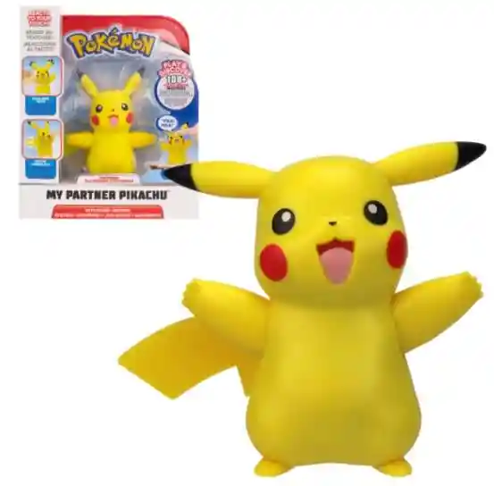 Pokemon Figura Electrónica Pikachu C/sonido Y Movimiento