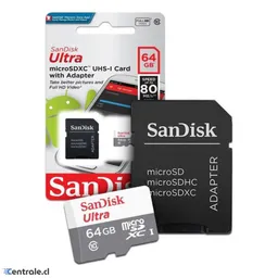 Memoria Microsdxc Sandisk Ultra 64gb Uhs-i Clase 10