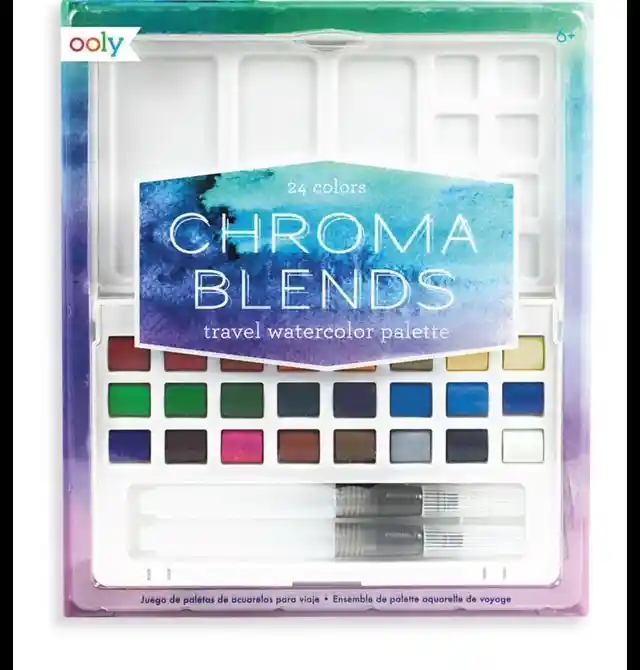 Travel Watercolor Palette Chroma Blends