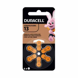 Duracell Pack 6 Pilasnumero 13